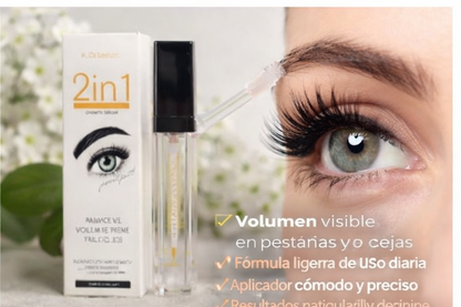 Sérum Volumen Total 7D – Pestañas y Cejas 2 en 1